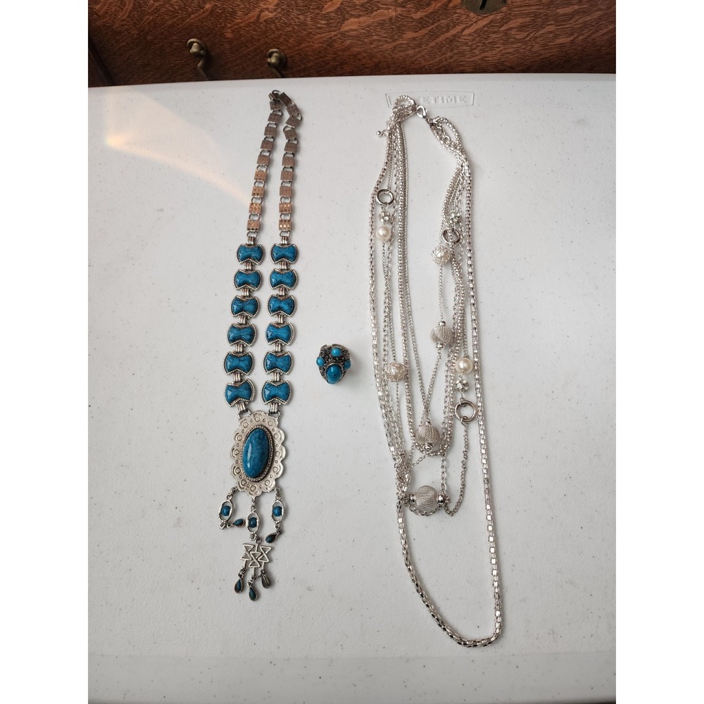 Costume Jewelry Necklaces- Set Of 2‎